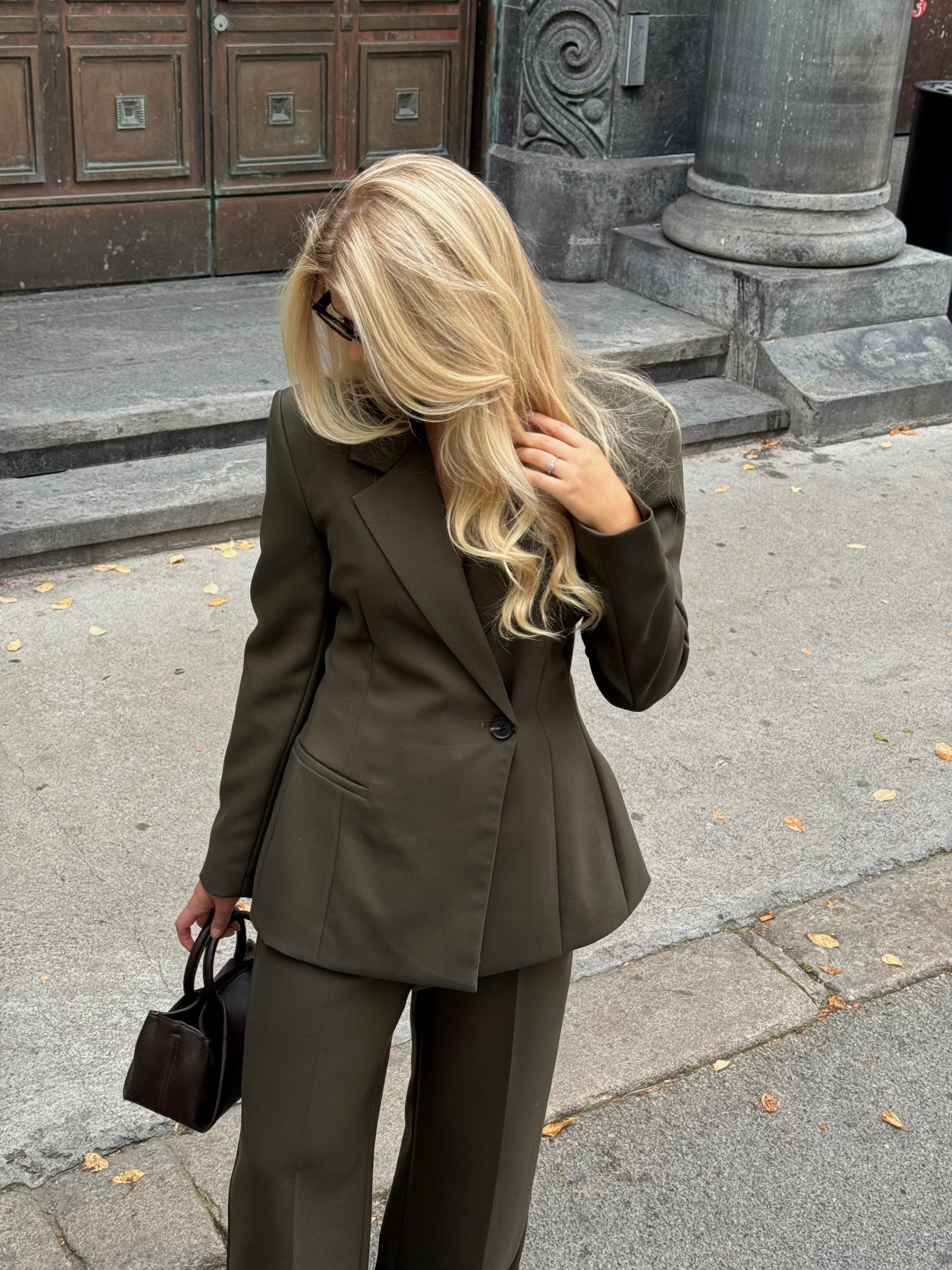 VMELMA FITTED BLAZER - Forest Night